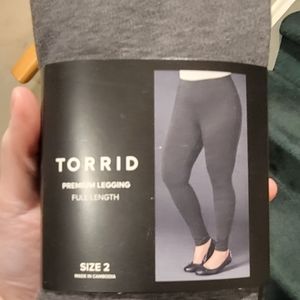 Torrid leggings gray size 2
